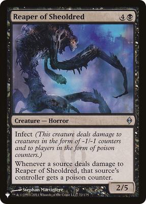 Reaper of Sheoldred card from The List Reprints