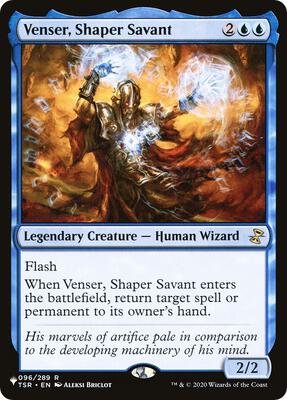 Venser, Shaper Savant card from The List Reprints