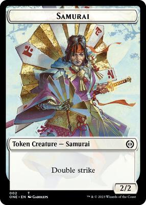 Samurai Token card from Phyrexia: All Will Be One