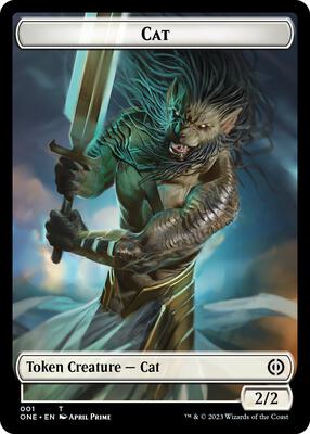 Cat Token card from Phyrexia: All Will Be One