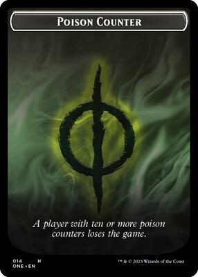 Poison Counter Token card from Phyrexia: All Will Be One