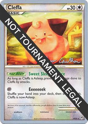 Cleffa - 2011 (Ross Cawthon) card from World Championship Decks