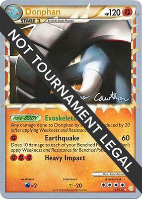 Donphan - 2011 (Ross Cawthon) card from World Championship Decks