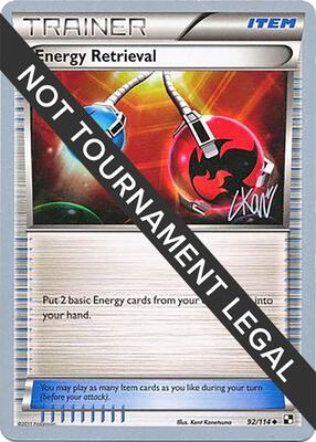 Energy Retrieval - 2011 (Christopher Kan) card from World Championship Decks