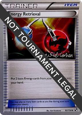 Energy Retrieval - 2011 (David Cohen) card from World Championship Decks
