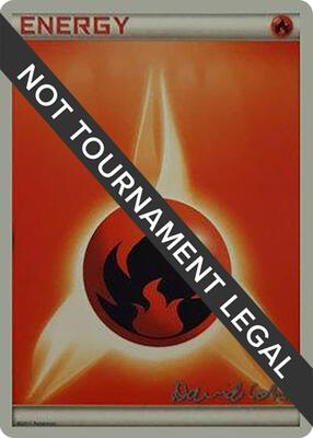 Fire Energy - 2011 (David Cohen) card from World Championship Decks