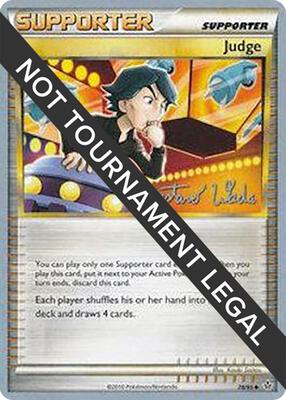 Judge - 2011 (Gustavo Wada) card from World Championship Decks