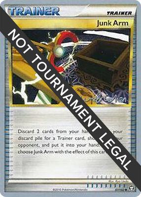 Junk Arm - 2011 (David Cohen) card from World Championship Decks