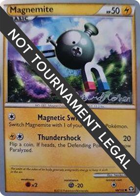 Magnemite - 2011 (David Cohen) card from World Championship Decks