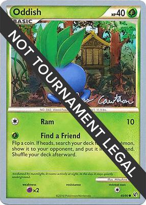 Oddish - 2011 (Ross Cawthon) card from World Championship Decks