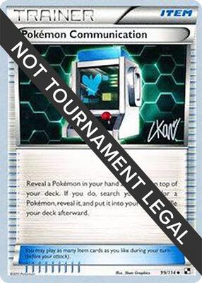 Pokemon Communication - 2011 (Christopher Kan) card from World Championship Decks