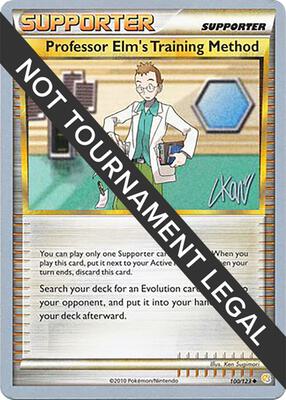 Professor Elm's Training Method - 2011 (Christopher Kan) card from World Championship Decks
