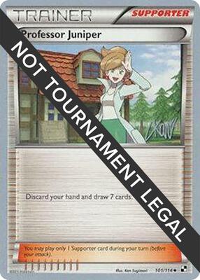 Professor Juniper - 2011 (Christopher Kan) card from World Championship Decks