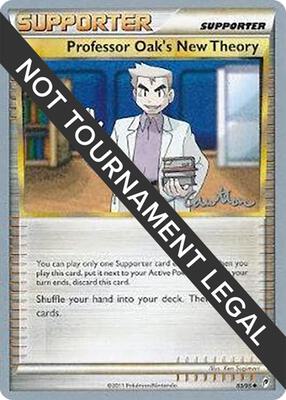 Professor Oak's New Theory - 2011 (Ross Cawthon) card from World Championship Decks