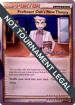 Professor Oak's New Theory - 2011 (David Cohen) card from World Championship Decks