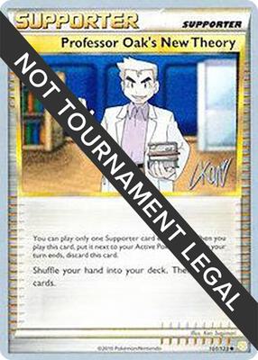 Professor Oak's New Theory - 2011 (Christopher Kan) card from World Championship Decks