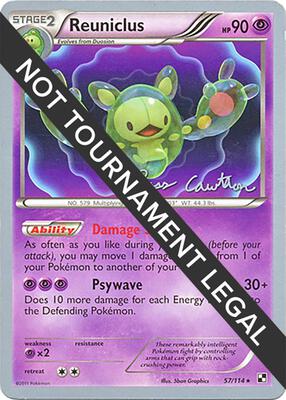 Reuniclus - 2011 (Ross Cawthon) card from World Championship Decks