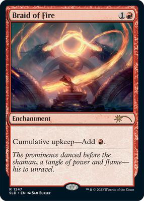 Braid of Fire (1247) card from Secret Lair Drop Series