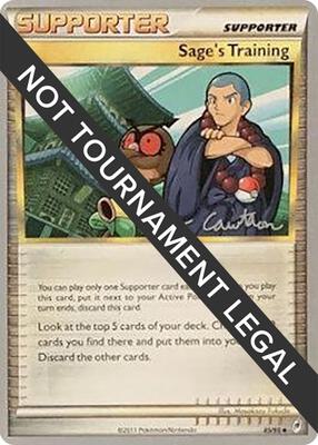 Sage's Training - 2011 (Ross Cawthon) card from World Championship Decks