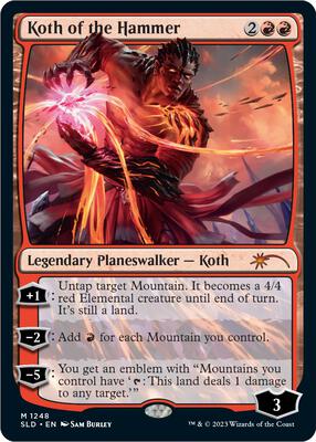 Koth of the Hammer card from Secret Lair Drop Series
