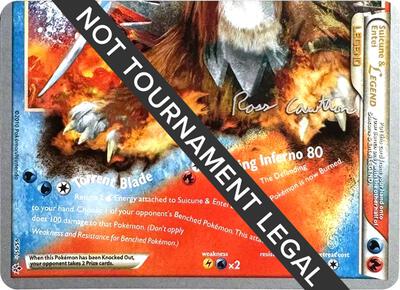 Suicune & Entei Legend LEGEND (95) - 2011 (Ross Cawthon) card from World Championship Decks