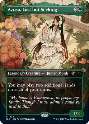 Azusa, Lost but Seeking card from Secret Lair Drop Series