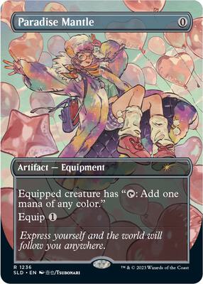 Paradise Mantle card from Secret Lair Drop Series