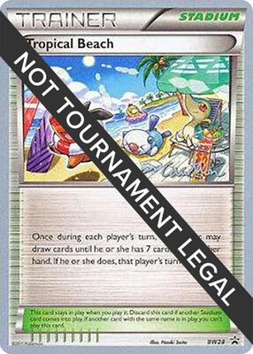 Tropical Beach - 2011 (Ross Cawthon) card from World Championship Decks