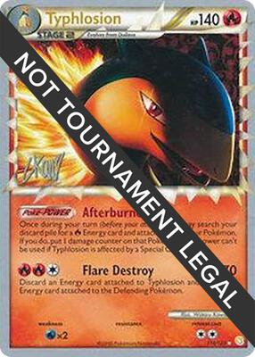Typhlosion - 2011 (Christopher Kan) card from World Championship Decks