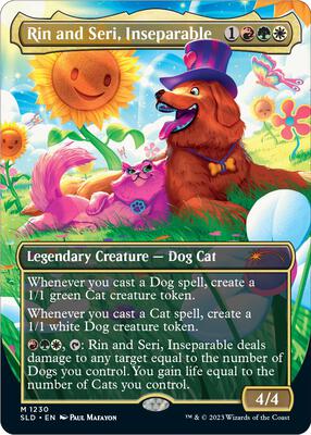 Rin and Seri, Inseparable (1230) card from Secret Lair Drop Series