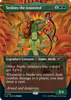 Seshiro the Anointed card from Secret Lair Drop Series