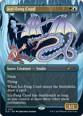 Ice-Fang Coatl (1225) card from Secret Lair Drop Series