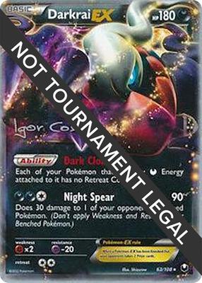 Darkrai EX - 2012 (Igor Costa) card from World Championship Decks