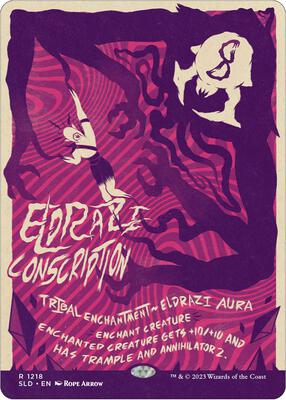 Eldrazi Conscription card from Secret Lair Drop Series