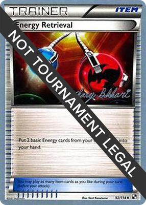 Energy Retrieval - 2012 (Zachary Bokhari) card from World Championship Decks