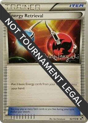 Energy Retrieval - 2012 (Shuto Itagaki) card from World Championship Decks