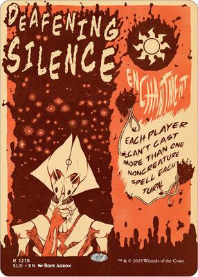 Deafening Silence card from Secret Lair Drop Series