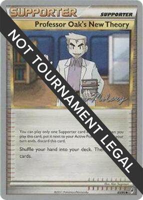 Professor Oak's New Theory - 2012 (Chase Moloney) card from World Championship Decks