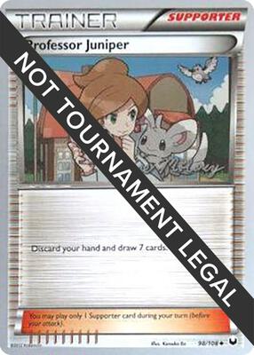 Professor Juniper - 2012 (Chase Moloney) card from World Championship Decks