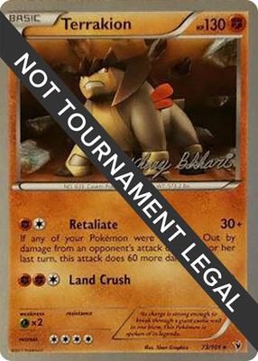 Terrakion - 2012 (Zachary Bokhari) card from World Championship Decks