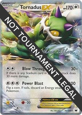 Tornadus EX - 2012 (Zachary Bokhari) card from World Championship Decks