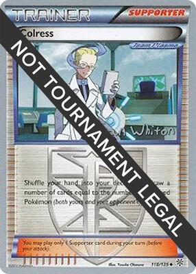 Colress - 2013 (Ian Whiton) card from World Championship Decks
