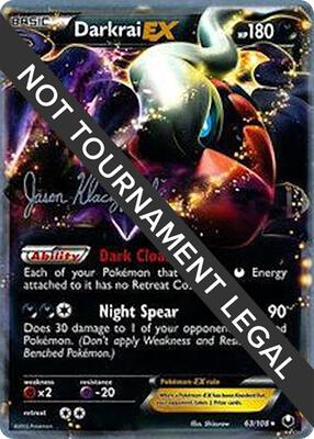 Darkrai EX - 2013 (Jason Klaczynski) card from World Championship Decks