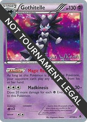 Gothitelle - 2013 (Ian Whiton) card from World Championship Decks