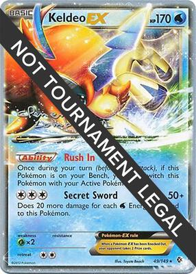 Keldeo EX - 2013 (Clement Lamberton) card from World Championship Decks