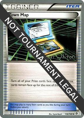 Town Map - 2013 (Ian Whiton) card from World Championship Decks