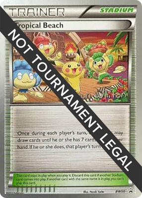 Tropical Beach - 2013 (Ian Whiton) card from World Championship Decks