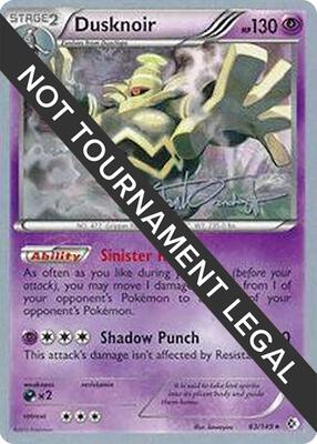Dusknoir - 2014 (Trent Orndorff) card from World Championship Decks