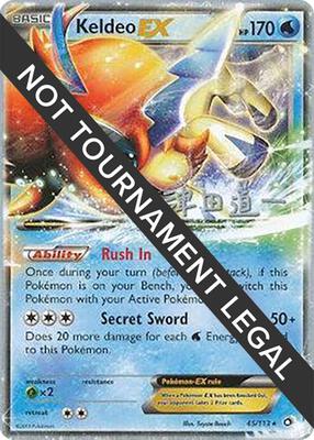 Keldeo EX - 2014 (Michikazu Tsuda) card from World Championship Decks