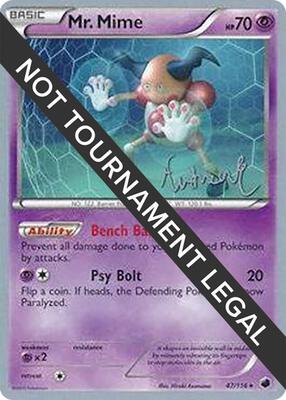 Mr. Mime - 2014 (Andrew Estrada) card from World Championship Decks
